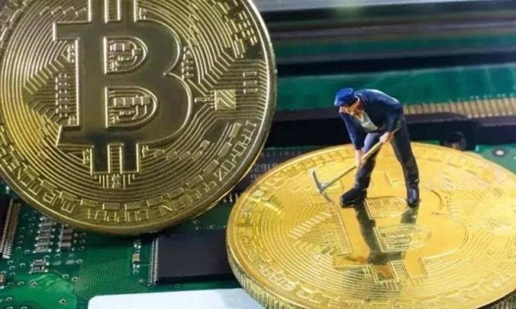 A dedicated miner adjusting settings on a mining rig to optimize performance and profitability